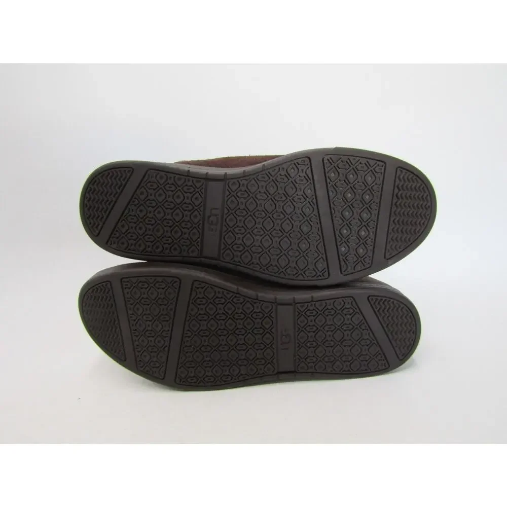 UGG Mens Size 9.5 D Brown Suede Laces Ankle Casual Shoes